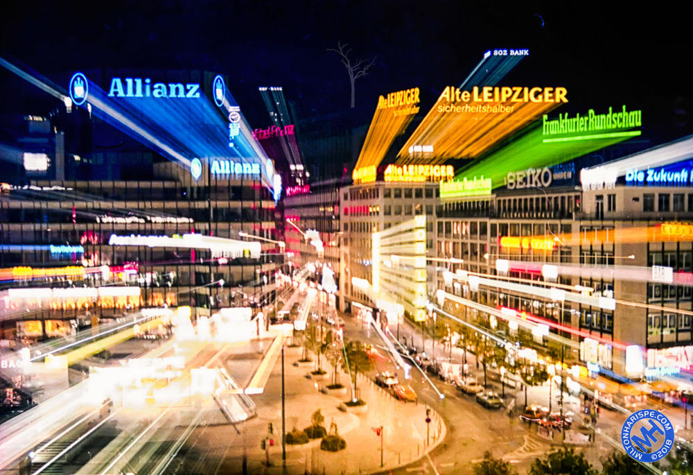 Hauptwache At Night, Frankfurt, Germany